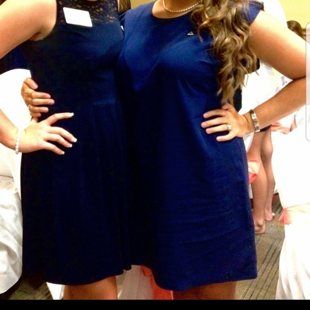 Navy blue old navy shift dress